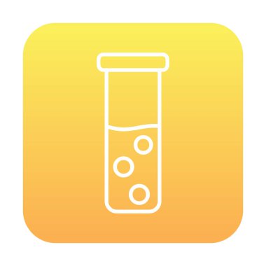 test tüpü modern simge vektör çizimi