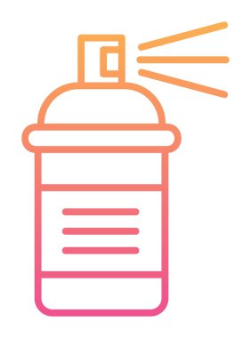 Boya spreyi simgesi, vektör illüstrasyonu 