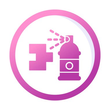 Graffiti web simgesi, vektör illüstrasyonu 