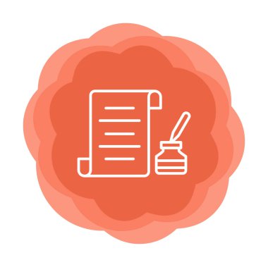 kalem, simge vektörü ile belge