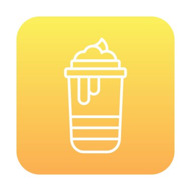 Sıcak çikolata, vektör illüstrasyon tasarımı 