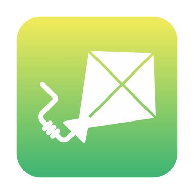 Uçurtma rengi simgesi. vektör illüstrasyonu                      