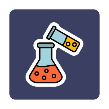 Şişesi web simgesi, vektör çizim  