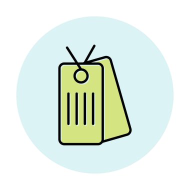 Köpek etiketi vektör simgesi, vektör illüstrasyonu