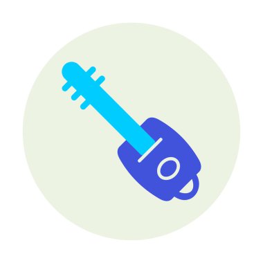 Shamisen vektör simgesi tasarımı