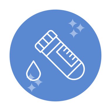 Kan Test Ağı simgesi, vektör illüstrasyonu