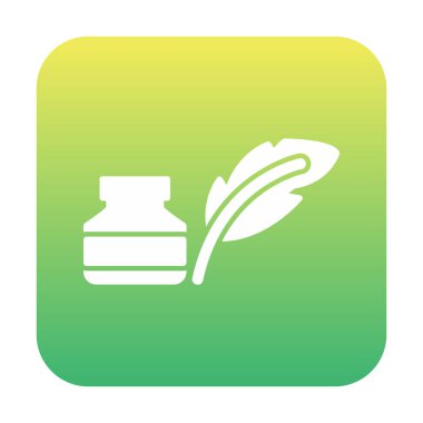 Quill ve Ink vektör simgesi