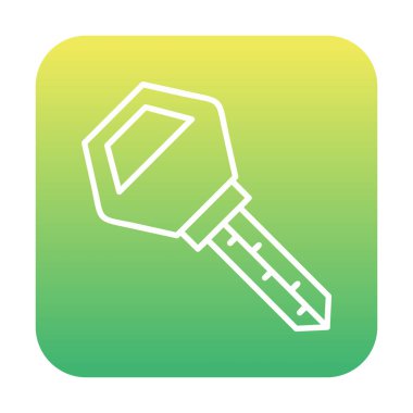 Araba anahtarı simgesi. düz dizayn. vektör illüstrasyonu 