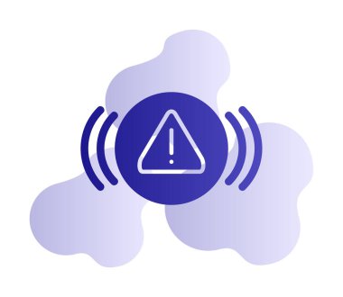 uyarı işareti simgesi, vektör illüstrasyonu  