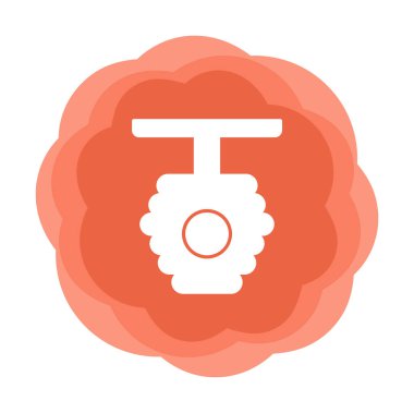 Arı kovanı simgesi vektör illüstrasyonu