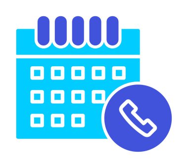 Takvim simgesi, vektör illüstrasyonu basit tasarım