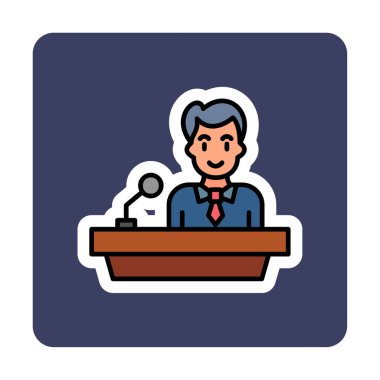 Ders vektör illüstrasyonu. düz biçim. 