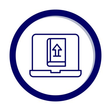 Simge işareti vektör çizim upload