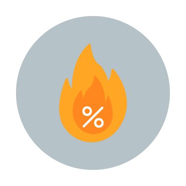 Hot Sale ikon vektör illüstrasyon tasarımı ile yangın