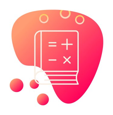 Matematik Kitabı vektör çizimi, simge ögesi arkaplanı          