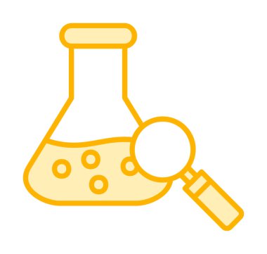 Araştırmacı simgesi beyaz arkaplanda izole edildi 