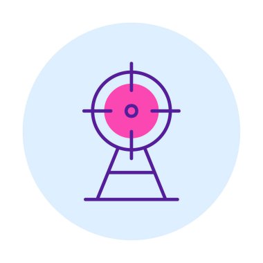 hedef simge, vektör illüstrasyonu basit tasarım