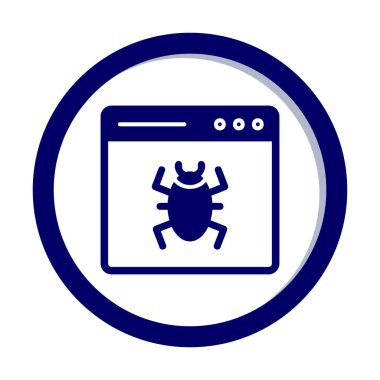 Yasak web sitesi vektör simgesi 