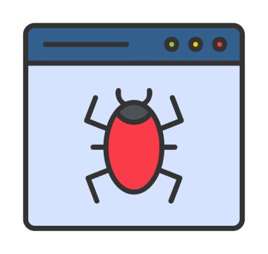Yasak web sitesi vektör simgesi 