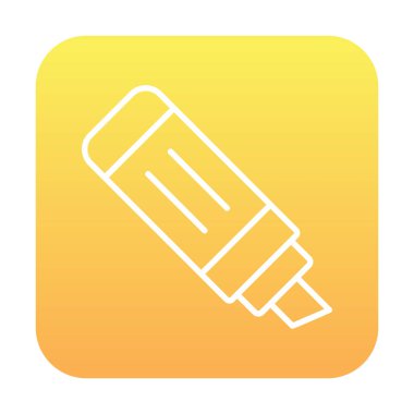 İşaretleyici simgesi tasarımı, vektör illüstrasyonu