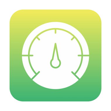 Hız göstergesi. Web simgesi basit tasarım 