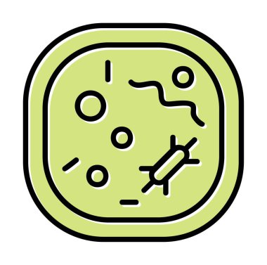 Hücre simgesi, vektör illüstrasyonu