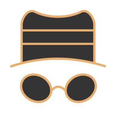 Basit casus yazılım simgesi, vektör illüstrasyonu