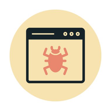 Yasak web sitesi vektör simgesi 