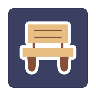 bank simgesi, vektör illüstrasyonu basit tasarım