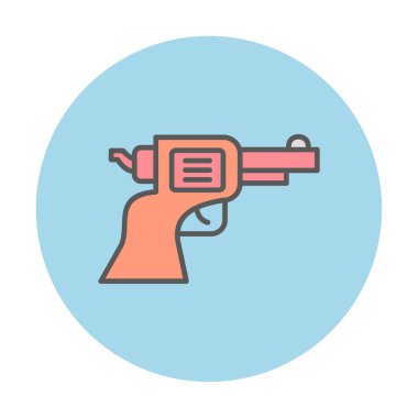 silah simgesi vektör illüstrasyonu