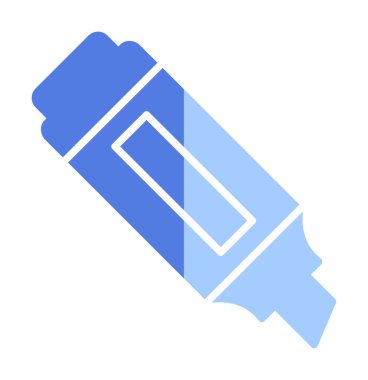 İşaretleyici. Web simgesi basit illüstrasyon                       