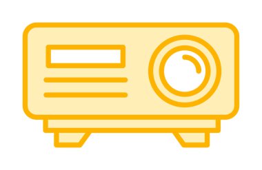 Projector web icon vector illustration