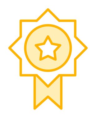 ödül madalya kutsal kişilerin resmi, vektör çizim