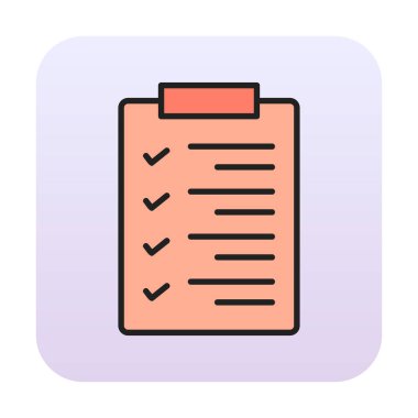 Pano düz simgesinin vektör illüstrasyonu