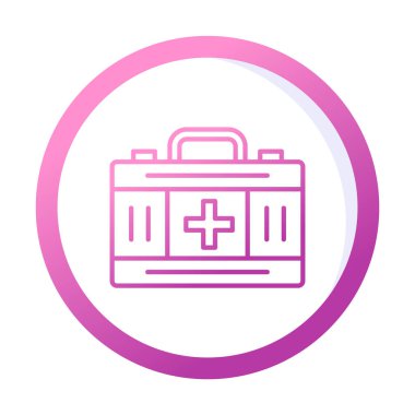 İlk yardım kiti vektör illüstrasyonu