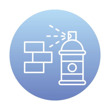 Graffiti web simgesi, vektör illüstrasyonu 