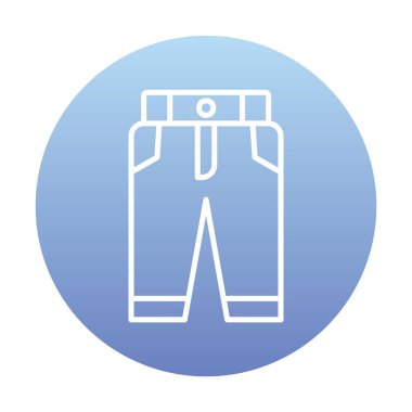 Pantolon vektör illüstrasyonu, grafik tasarımı.