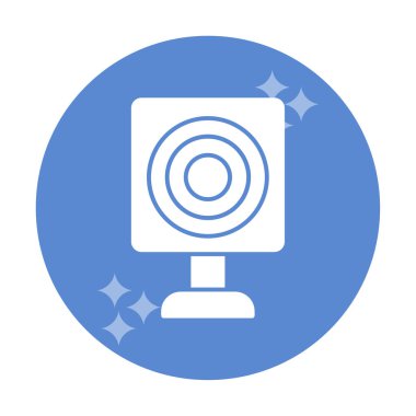 Askeri Hedef ikonu vektör çizimi