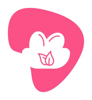 Basit Kuş Yuvası simgesi, vektör illüstrasyonu