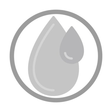 su damlası ağ simgesi, vektör illüstrasyonu 