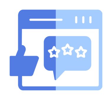 Geri besleme simgesi vektör illüstrasyon tasarımı