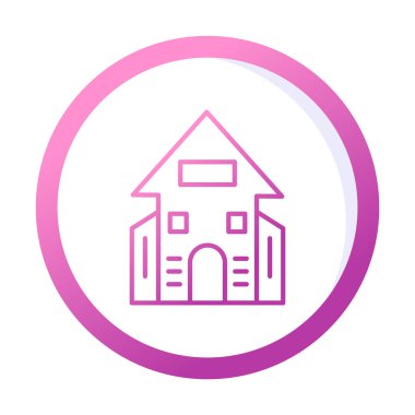 Üniversite oluşturma vektör simgesi