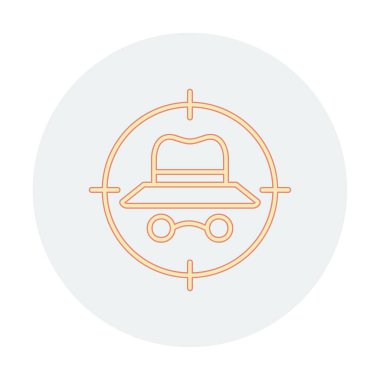 hedef simge, vektör illüstrasyonu basit tasarım