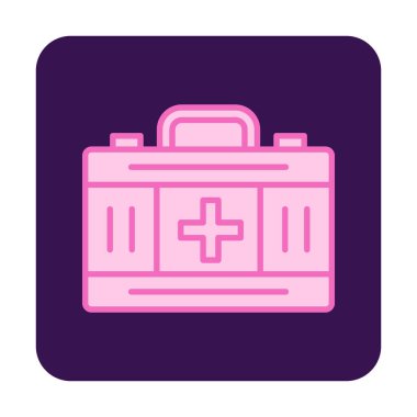 İlk yardım kiti vektör illüstrasyonu