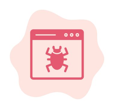 Yasak web sitesi vektör simgesi 