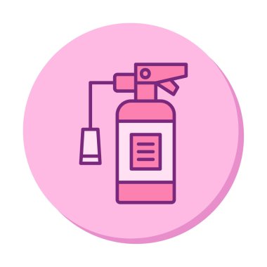 düz basit yangın söndürme simgesi 