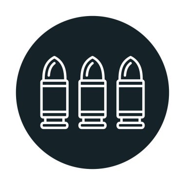 Madde işaretleri web simgesi, vektör çizim