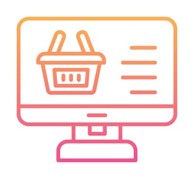 çevrimiçi alışveriş vektörü tasarımı                        