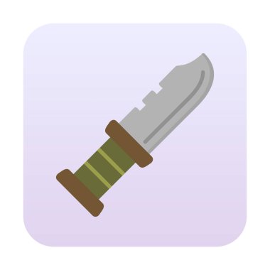 askeri bıçak ikonu vektör illüstrasyon sembolü tasarımı