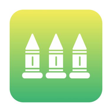 Askeri silah mermileri vektör ikonu. Sembol, logo çizimi. Vektör grafikleri 